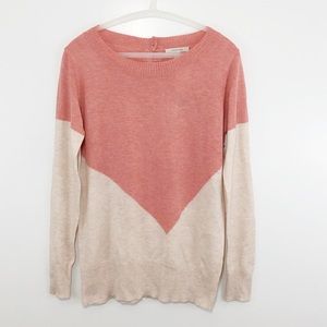 41 Hawthorn Presley Colorblock Button-Back Sweater